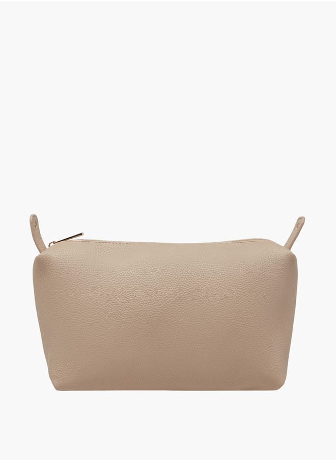 Flora Bella By Shoexpress Women's Textured Tote Bag and Pouch Set  - Image 5