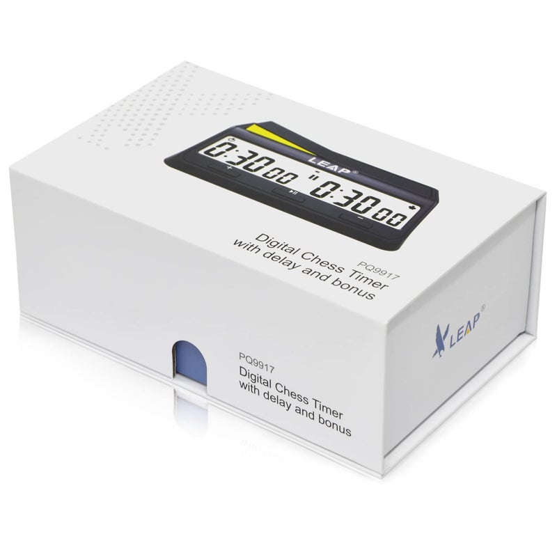 LEAP Chess Clock Digital Timer Advanced for Game and Chess Timer with Bonus & Delay Count Down up Alarm - Image 5