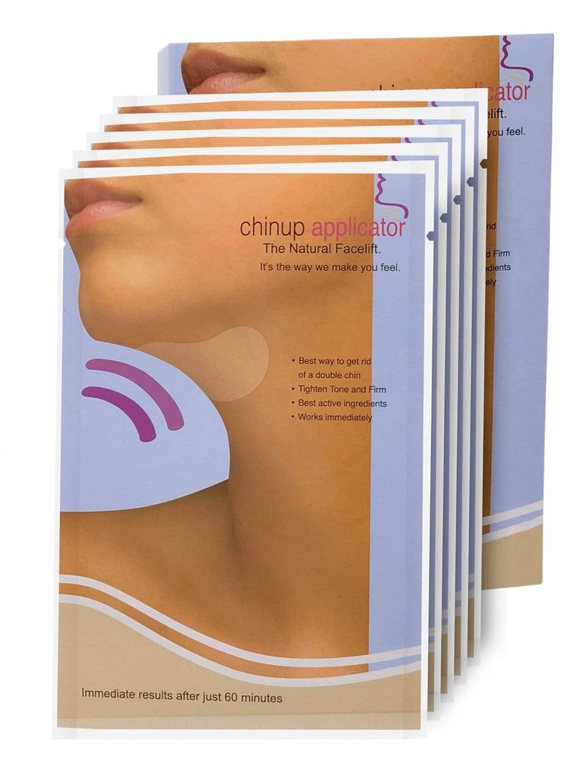 lipo applicator Ultimate Chin up Applicator, Face Wrap. It Works for Double Chin Reduction, Chin & Neck Slim, Shape and Firming. Box 5 Wraps (Masks)  - Image 2