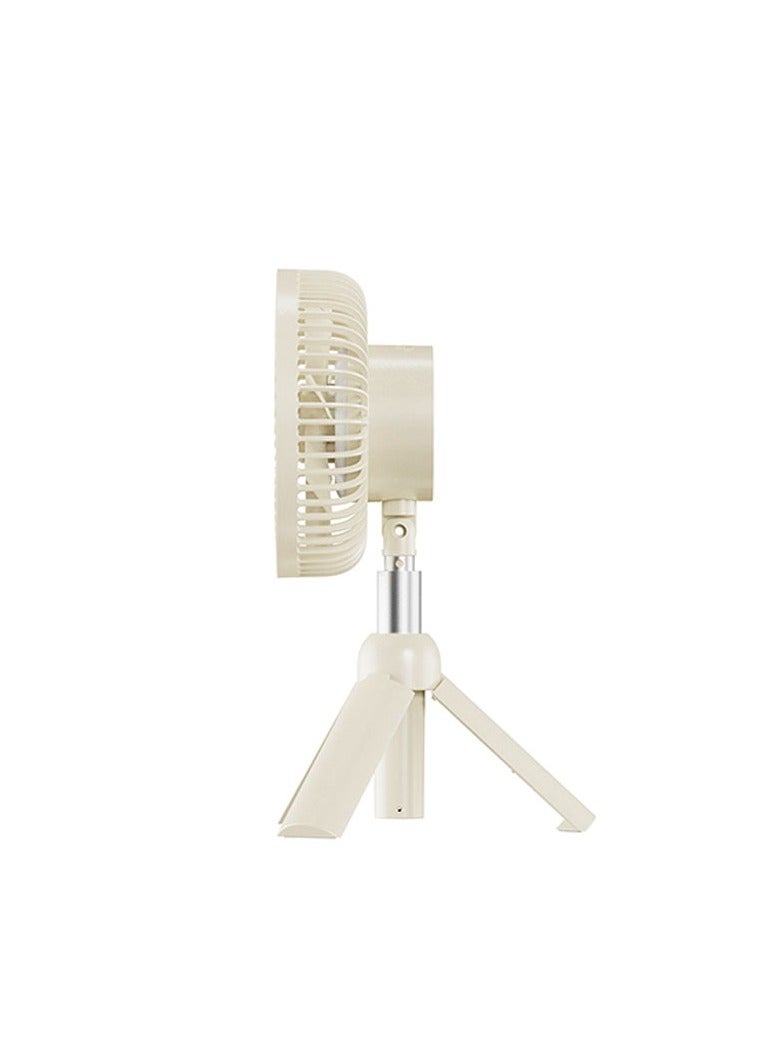 كروني WT RD09 مروحة خارجية مع حامل ثلاثي القوائم لإضاءة LED، مروحة منزلية قابلة للسحب، مروحة متعددة الوظائف للتخييم في الهواء الطلق قابلة لإعادة الشحن عبر USB - Image 5