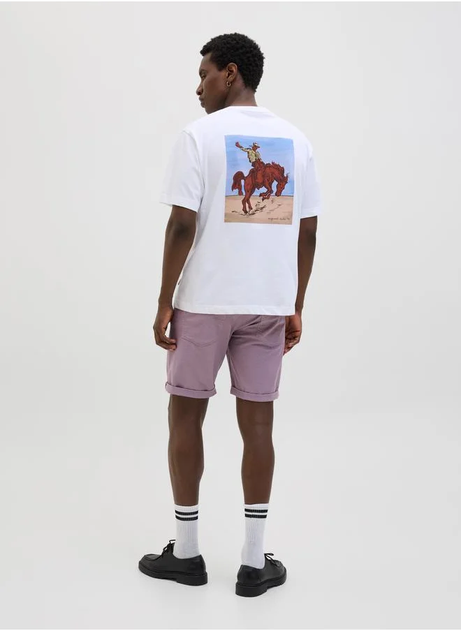 جاك اند جونز Jack & Jones Mid Rise Regular Fit Shorts