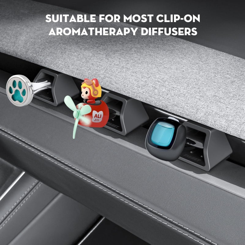 KUNIST 1PC Air Freshener Adapter for Tesla New Model Y Juniper, Car Vent Clip for Tesla 2025-2026 Model Y Juniper & 2024-2026 Model 3 Highland Accessories (Air Freshener not Included) - Image 3