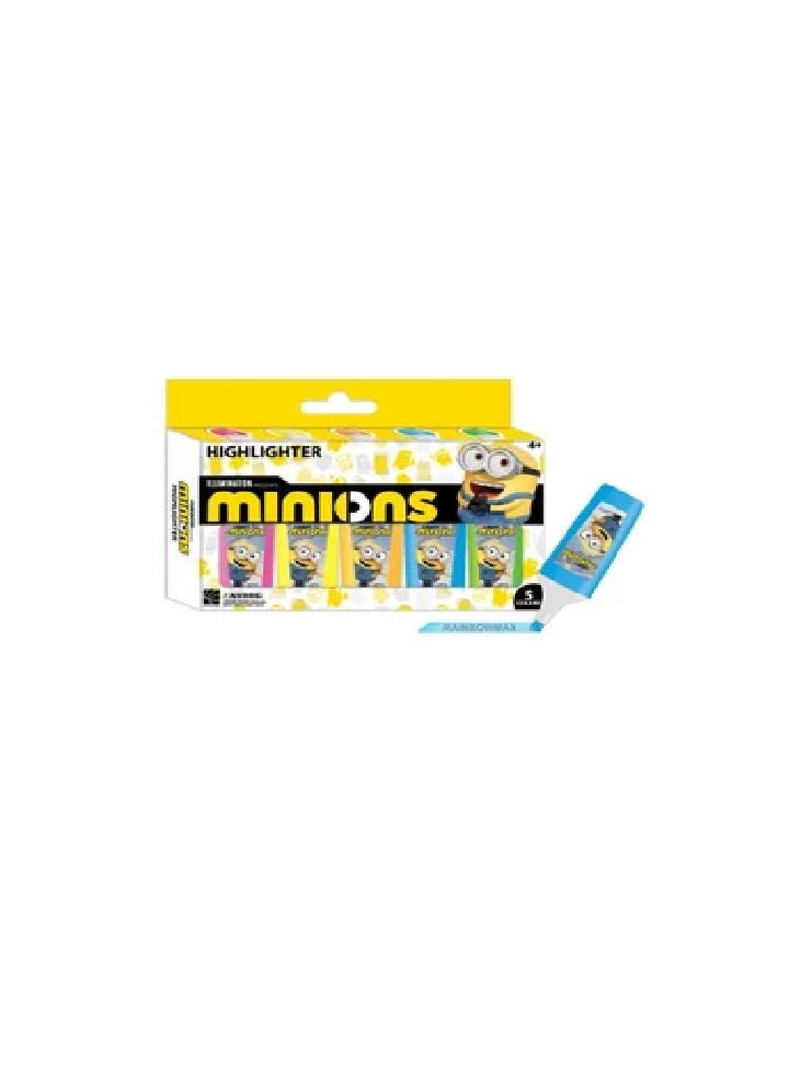 Minions Highlighter 5PCS Set