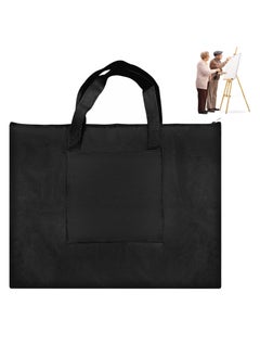 Excefore A2 Waterproof Artist Portfolio Case, Canvas Art Portfolio Carrying Bag Waterproof Drawing Board Bag, A2 Art Folder with Shoulder Strap for Artwork Painting 25.4 x21.3 inch  - Image 1