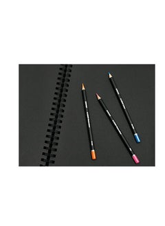 ديروينت ديروينت كتاب رسم  ورقي أسود A3  - Image 2