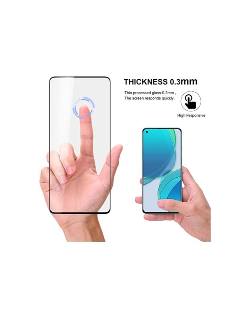 ELTRAZONE واقي شاشة لهاتف Oneplus 8T - زجاج مقوى - شفاف - عبوتين - Image 3