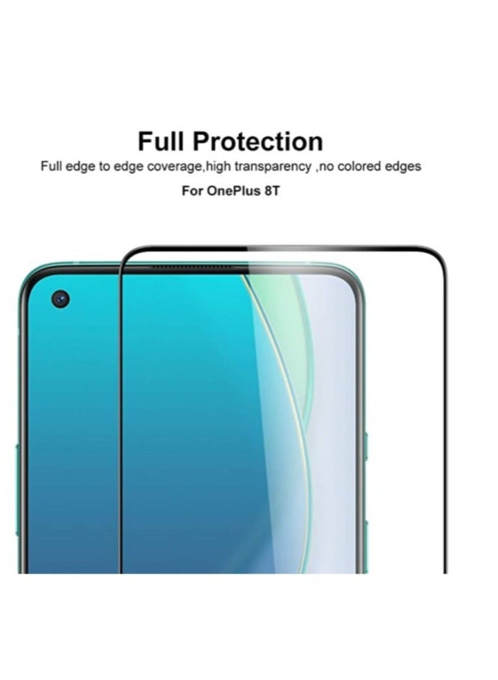 ELTRAZONE واقي شاشة لهاتف Oneplus 8T - زجاج مقوى - شفاف - عبوتين - Image 2