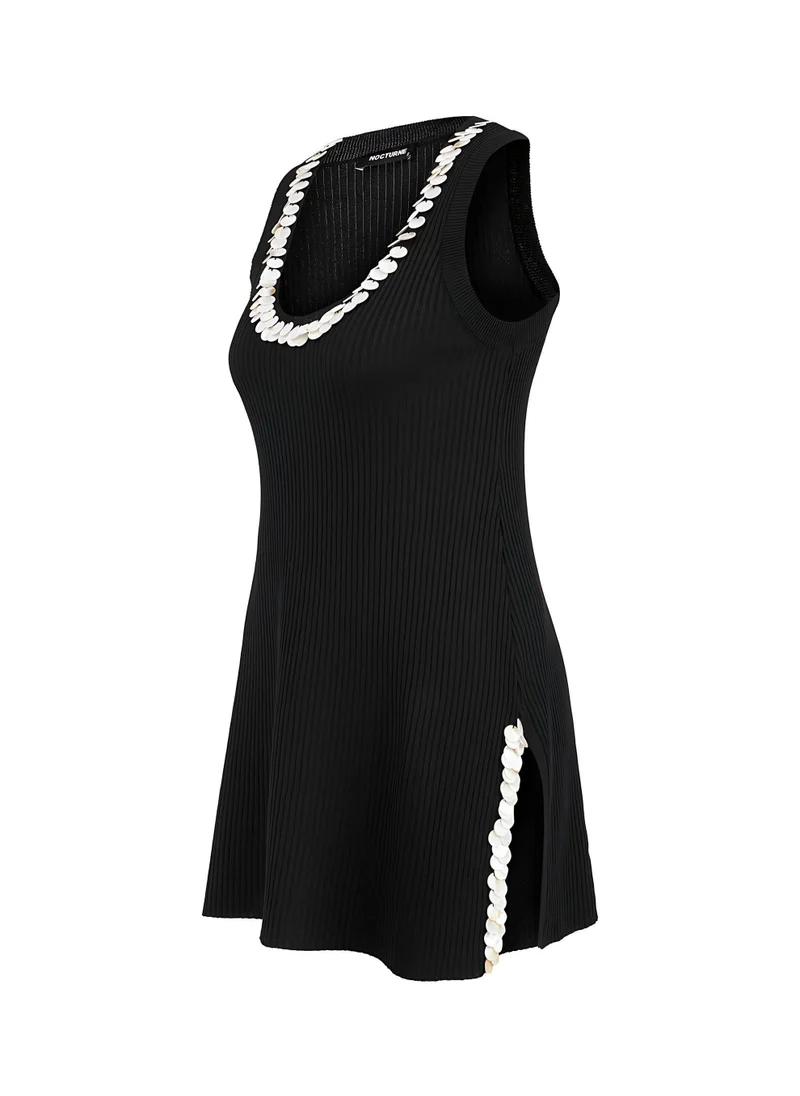 Nocturne Mother of Pearl Beaded Sweater