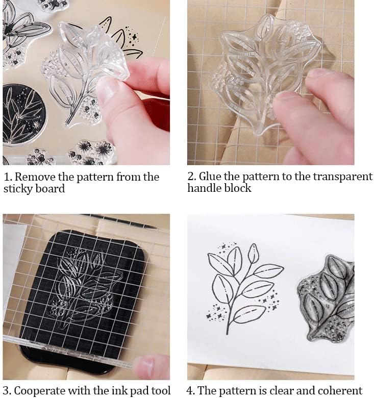 cheekyglo Stamps and Dies for Card Making, 2023 New DIY Scrapbooking Arts Crafts Stamping Card Making Decoration Silicone Stamps for Christmas, Halloween, Thanksgiving (5428) - Image 5