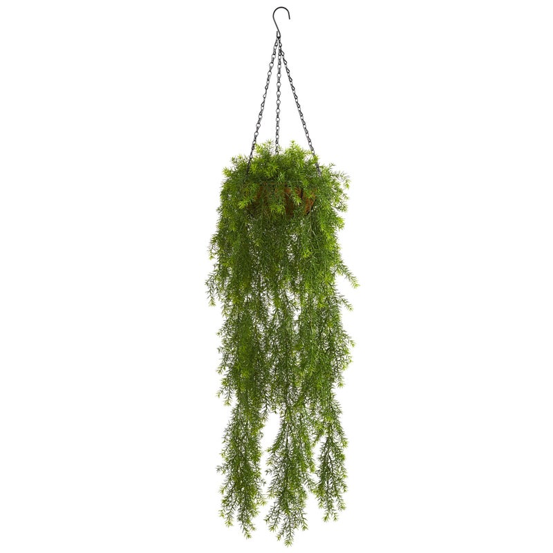 Nearly Natural 3ft. Willow Artificial Plant Hanging Basket
