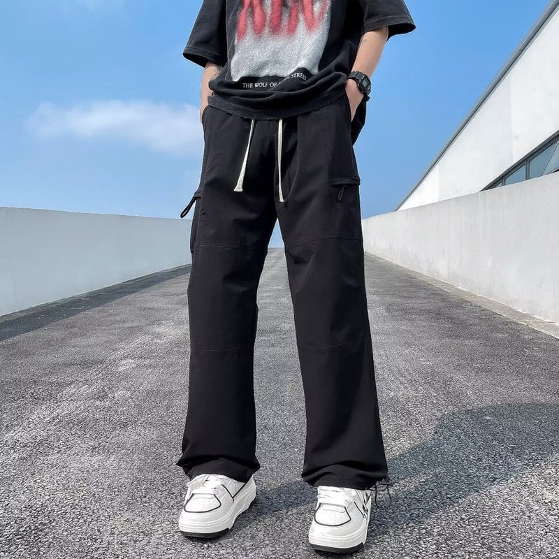 Unisex Classic Denim Jeans Loose Fit Daily Outdoor Wear - Image 3