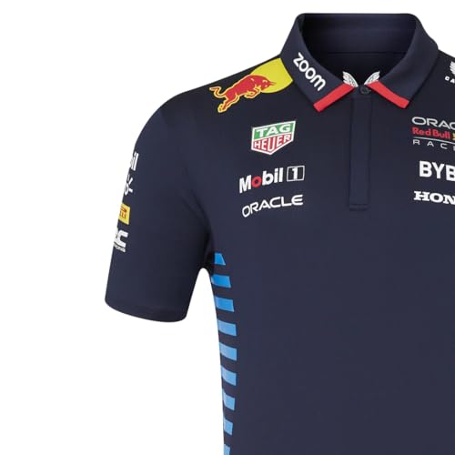 Castore Men's Red Bull Racing F1 2024 Team Polo T-Shirt - Blue - Medium - Image 3