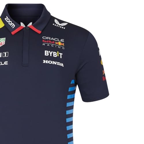 Castore Men's Red Bull Racing F1 2024 Team Polo T-Shirt - Blue - Medium - Image 4