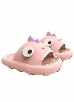 Dinosaur Cute Slippers Cloud Slides for Kids,Unisex Lightweight Sole Shoes Anti-slip Open Toe Summer Novelty Casual Beach Swimming Pool Bath