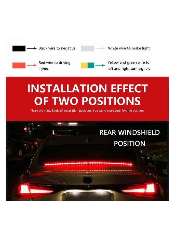 Truck Taillight DRL Turn Signal Lamp LED Light Bar Reverse Brake Sequential Flowing Turn Signal Lamp.  - Image 3