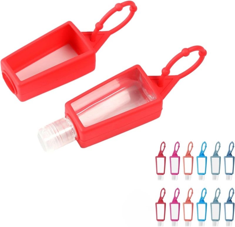 Travel Size Empty Bottles 30 Ml: Leak-Proof Flip-Top Design - Reusable Silicone Lanyard Hand Sanitizer Bottles for Travel, Daily Use, Kids And Outdoor Activities - Image 1