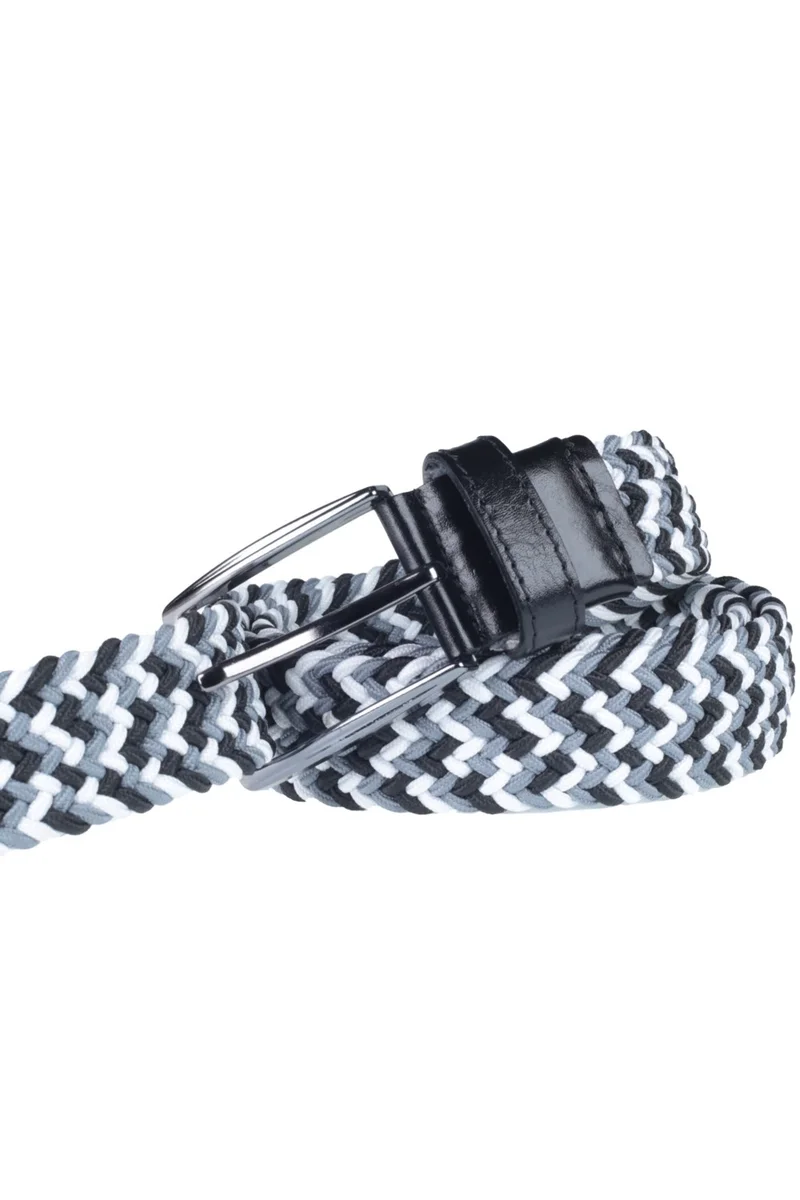 ديريبوند Woven Braided Men's Belt with Elastic, Stretch Features