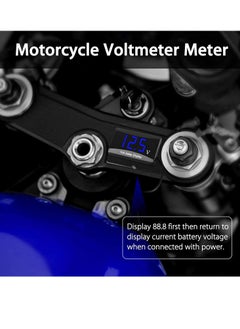 KASTWAVE 12V Car Digital Voltmeter Gauge, Battery Voltage Mete, Waterproof LED Display Motorcycle Voltmeter Power Energy Volt Meter Gauge for Trailer Camper Boat Marine Vehicle Caravan Car Battery Voltage  - Image 4
