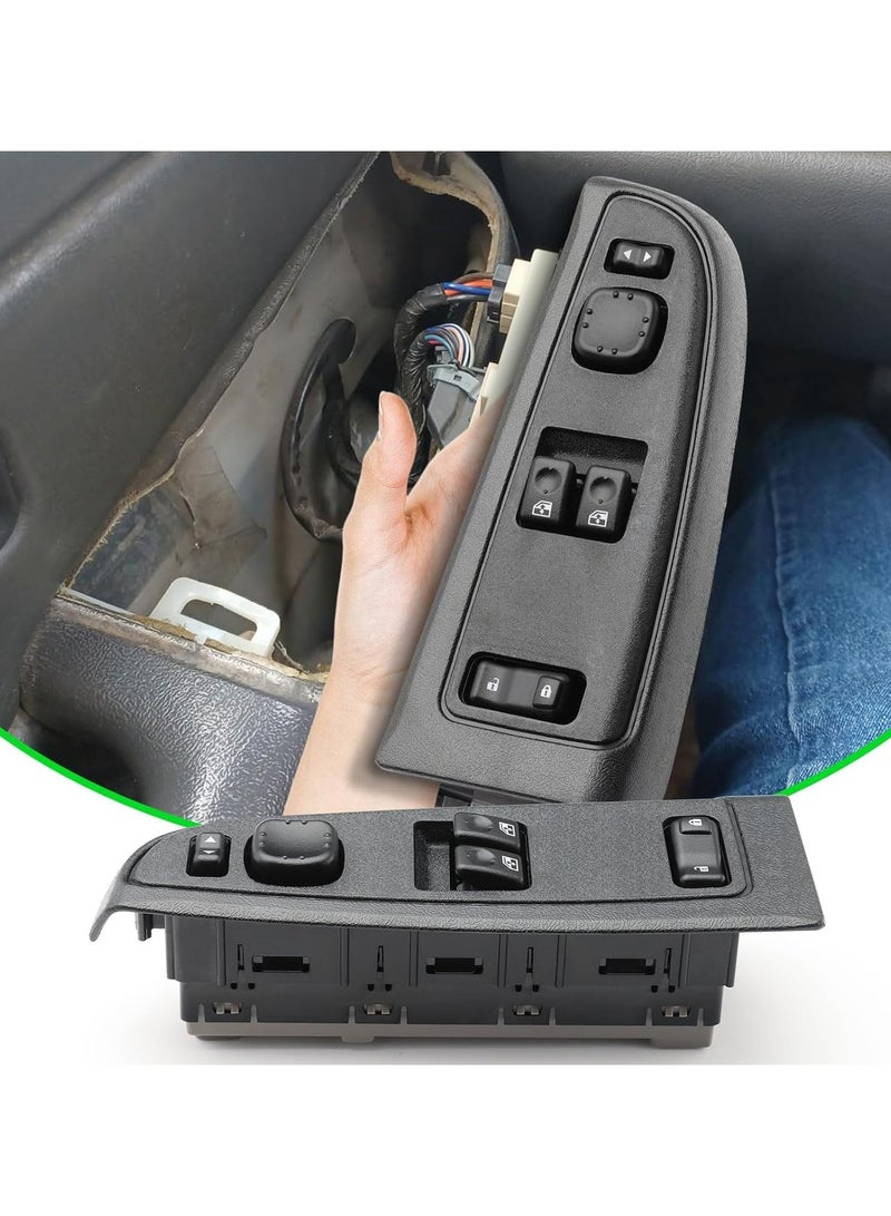 TLAXCA 15883318 Master Power Window Switch  Bezel Assembly for 2003-2007 Chevrolet Silverado 1500 2500 3500 HD Classic, GMC Sierra 1500 2500 3500 HD Classic Window Master Switch  Panel Assembly DWS-226 - Image 5
