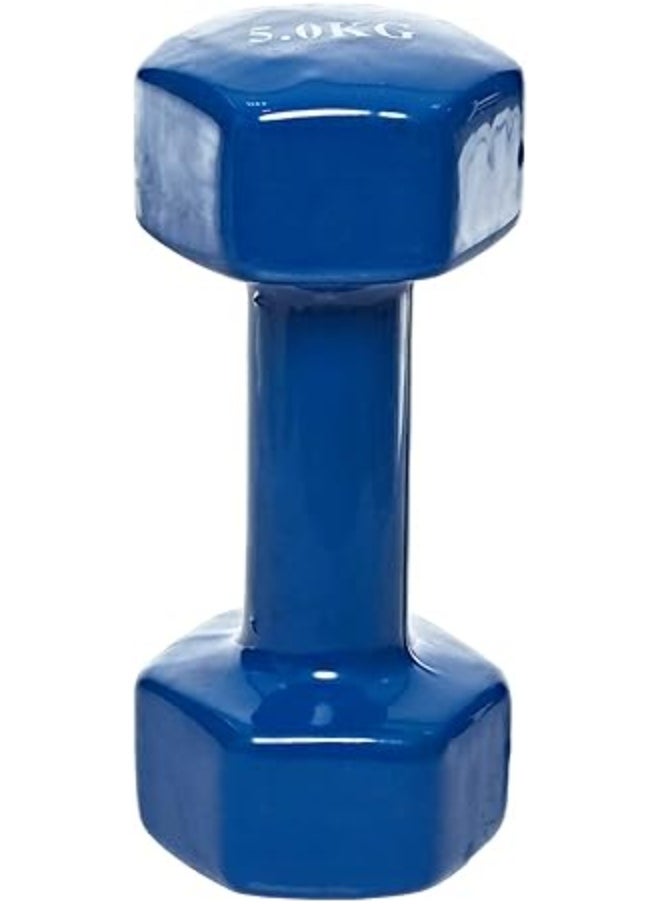 SPRI Vinyl-Coated Dumbbell Pair – 2.2kg (5 lb) Each – Home Workout & Strength Training  - Image 5