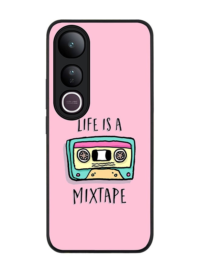 Stylizedd For vivo V50 Lite Case,Slim fit Camera Protection, Shockproof Thin Phone cover  - Life is a mixtape