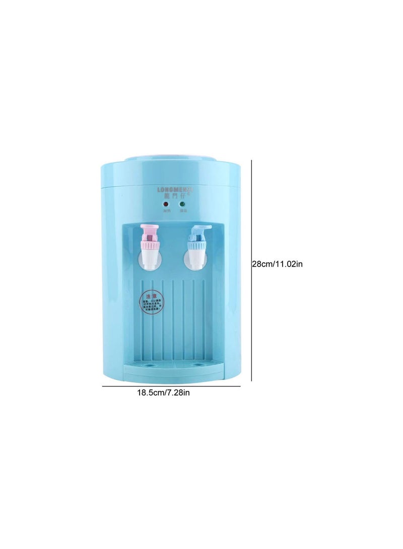 GGOOT 220V 5L Electric Water Dispenser Counter Top Hot Warm Water Drink Machine Mini Desktop Water Dispenser Compact Size For Desk Countertop Home Office Use(Blue) - Image 3