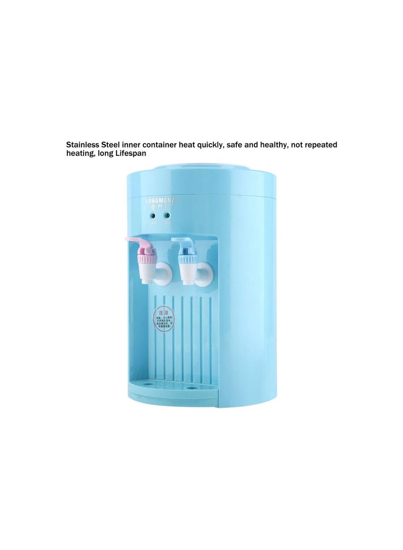 GGOOT 220V 5L Electric Water Dispenser Counter Top Hot Warm Water Drink Machine Mini Desktop Water Dispenser Compact Size For Desk Countertop Home Office Use(Blue) - Image 4