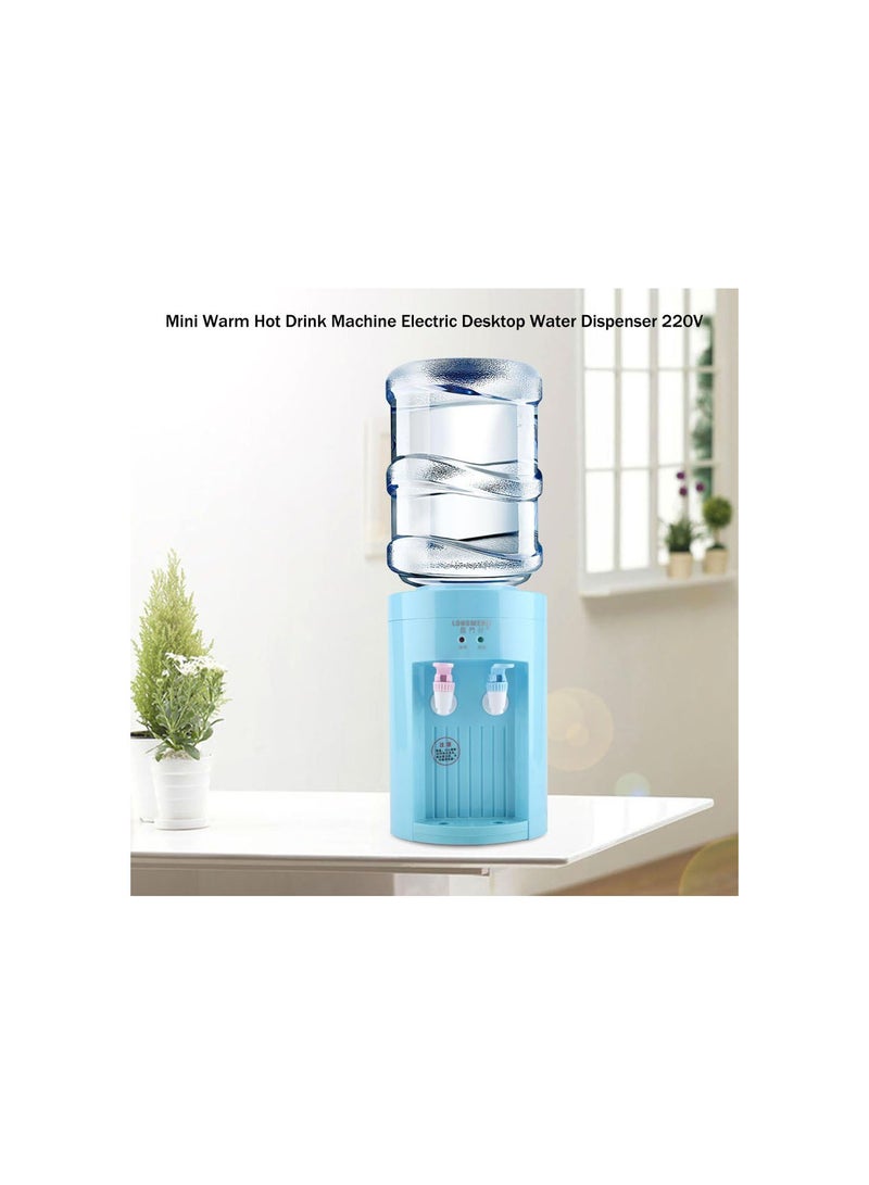 GGOOT 220V 5L Electric Water Dispenser Counter Top Hot Warm Water Drink Machine Mini Desktop Water Dispenser Compact Size For Desk Countertop Home Office Use(Blue) - Image 2