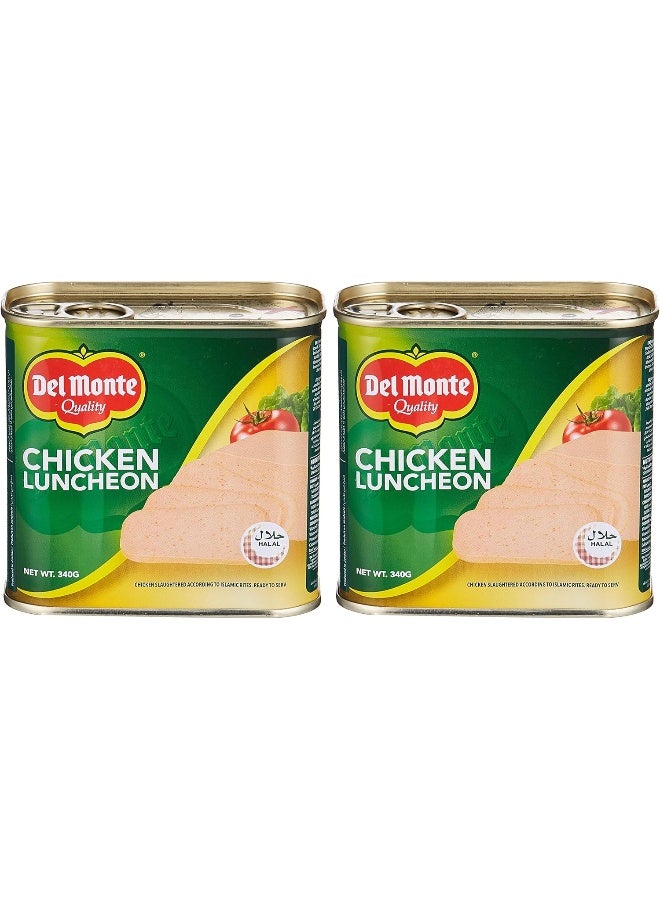 Del Monte Chicken Canned Luncheon Meat 2 X 340 gm (Pack Of 1) - Image 1