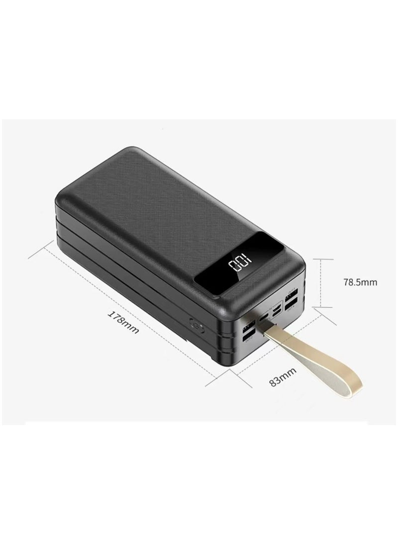 Beauenty - 2.1A Portable Charger Power Bank 50000mAh  USB C Battery Pack Charger Portable with 4 Outputs  3 Inputs High Capacity External Battery Charging Bank for iPhone, Samsung, Galaxy - Image 1