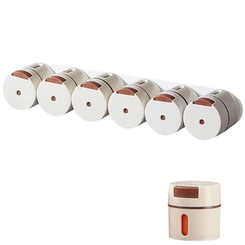 1 Spice Boxes Fridge Seasoning Container Wall Mount Condiment Box Condiment Jar - Image 1