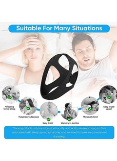 Ant Breathable Anti Snoring Chin Strap, Correction of Open Mouth Respiratory Resistance to Snoring Strap, Keep Mouth Closed While Sleeping for Men and Women  - Image 3