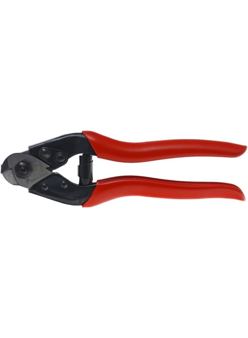 FELCO Felco Cable Cutter (F C3) - Felco Cable Cutter (F C7) - Heavy Duty Strength Steel Wire One-Hand Cable Cutter with Non-Slip Grip (7mm)  - Image 4