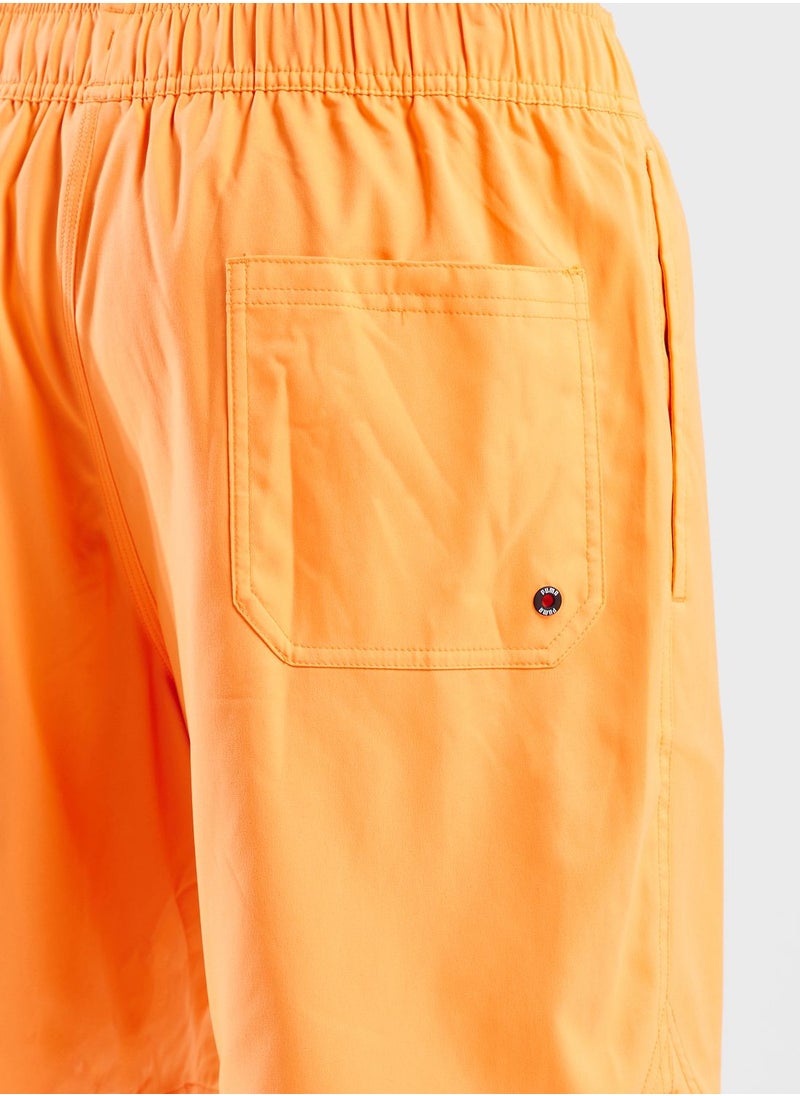 PUMA - Logo Loose Fit Swim Shorts - Image 1