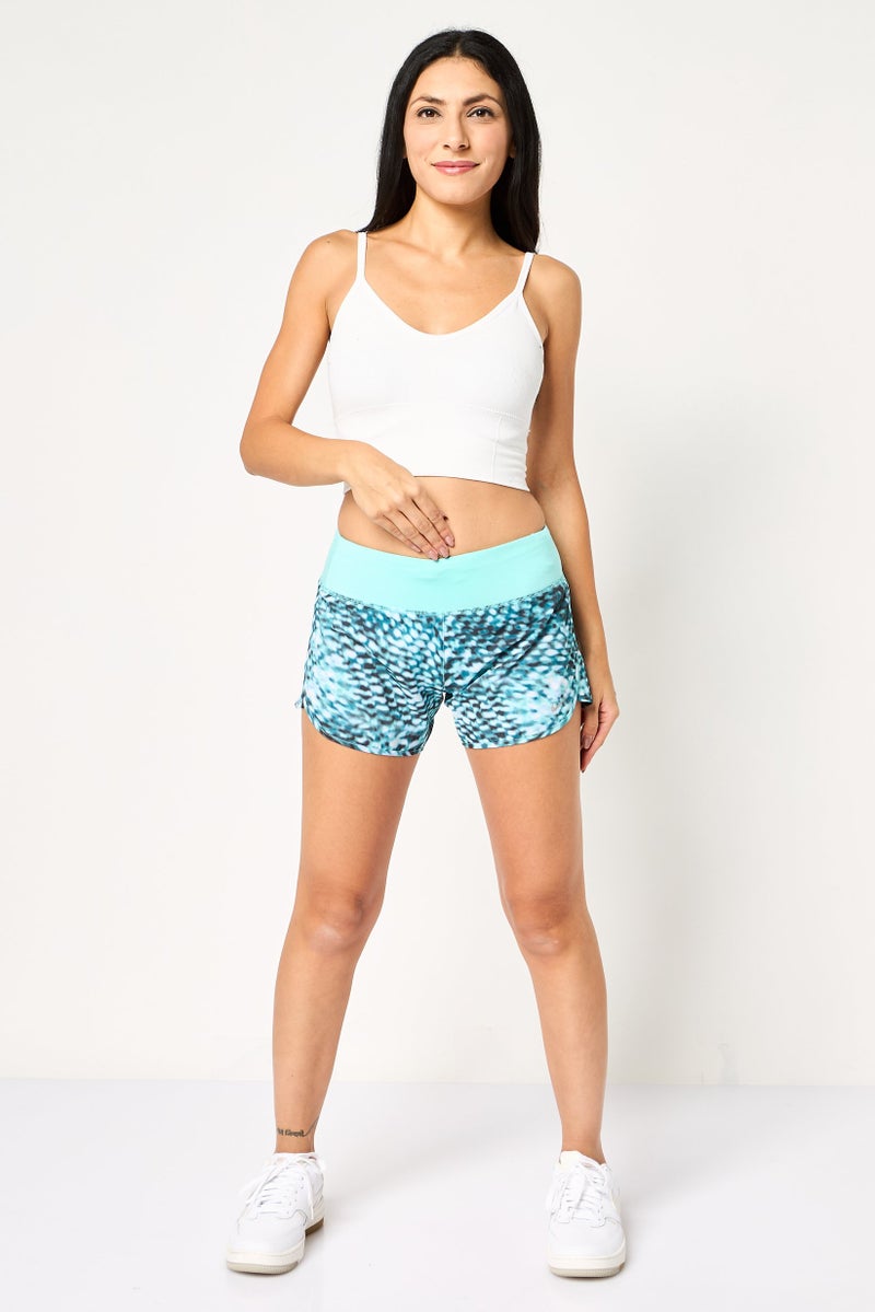 Nike Women Dri Fit Brand Logo Running Shorts, Multicolor - Image 4