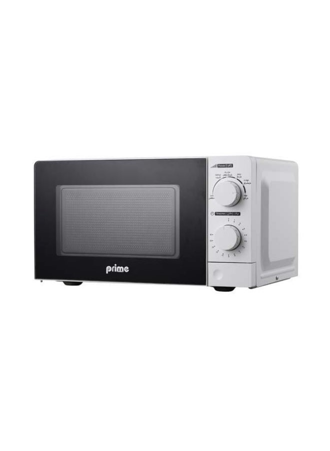 Prime Microwave Manual 20L 1100W 6 Power Levels white - Image 3