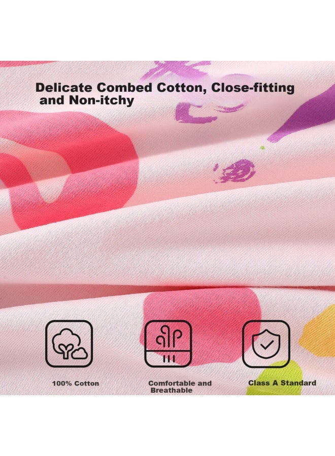 Yuzhaolin Children's T-shirt Spring Girls' Pure Cotton T-shirt Middle And Small Children's Baby Basic Top Dream Rabbit - Image 3