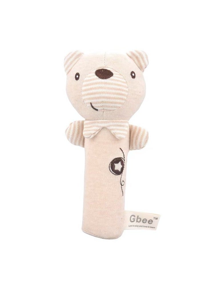 جبيه بيبي القطن العضوي هزاز عصا للأطفال حديثي الولادة مهدئا دمية طفل 0-2-year-old يد طفل لعبة هزاز الجرس - Image 5