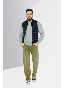 LACOSTE Men Embroidered Logo Sleeveless Puffer Vest Jacket, Navy Blue  - Image 2