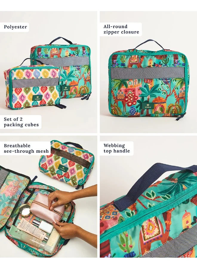 Chumbak Vacay Travel Organizer Set - Set of 2, Jaipurscape