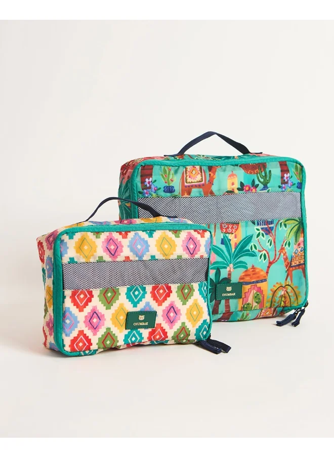 تشامباك Vacay Travel Organizer Set - Set of 2, Jaipurscape