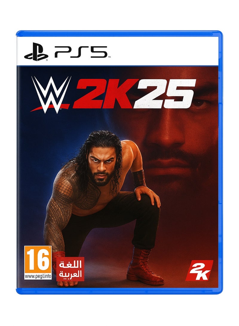 PlayStation WWE 2K25 Standard Edition – PS5 (PlayStation 5) – Arabic Supported – PEGI 16