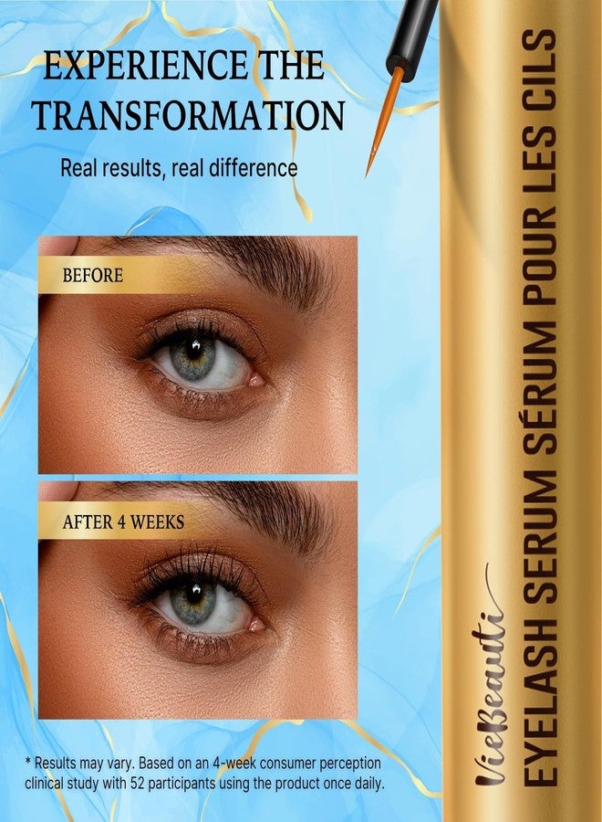 VieBeauti Lash Serum for Eyelash Growth: 5mL Eyelash Growth Serum with Advanced Formula to Boost Longer Fuller and Thicker Looking Lashes - Vegan & Cruelty-Free for Sensitive Eyes 5-Month Supply - Image 2