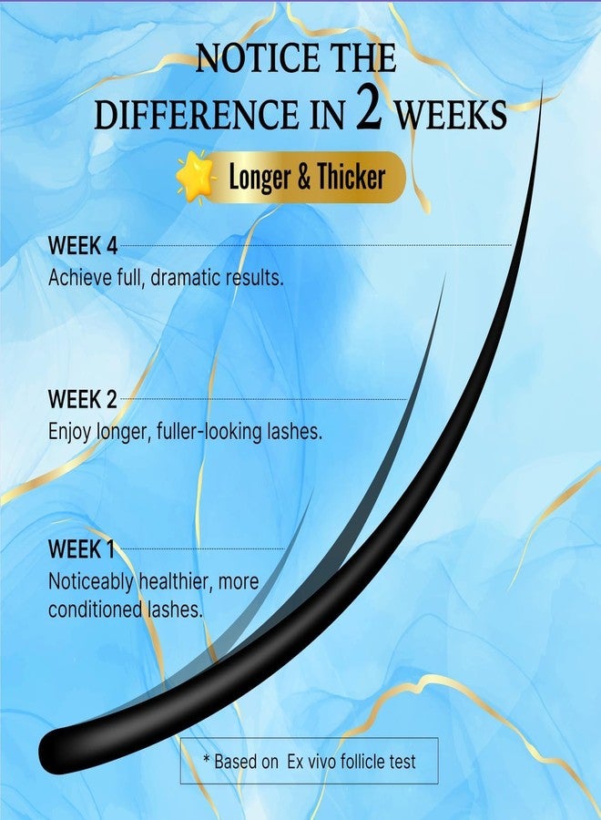 VieBeauti Lash Serum for Eyelash Growth: 5mL Eyelash Growth Serum with Advanced Formula to Boost Longer Fuller and Thicker Looking Lashes - Vegan & Cruelty-Free for Sensitive Eyes 5-Month Supply - Image 3