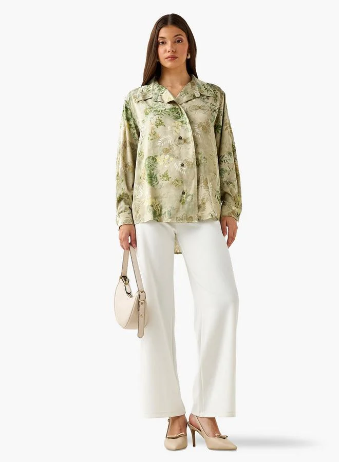 Splash FAV Shirt with Floral Print