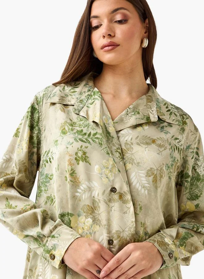 Splash FAV Multicolour Shirt with Floral Print for Women | Best Price UAE
