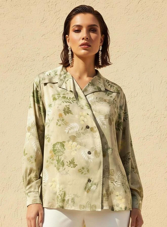 Splash FAV Shirt with Floral Print