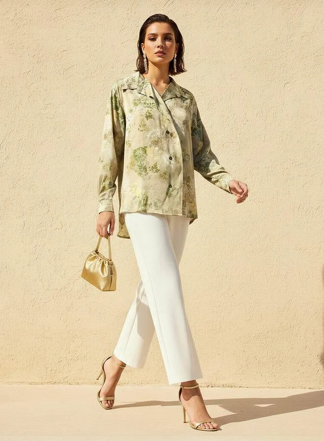 Splash FAV Shirt with Floral Print