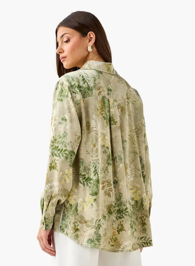 Splash FAV Multicolour Shirt with Floral Print for Women | Best Price UAE