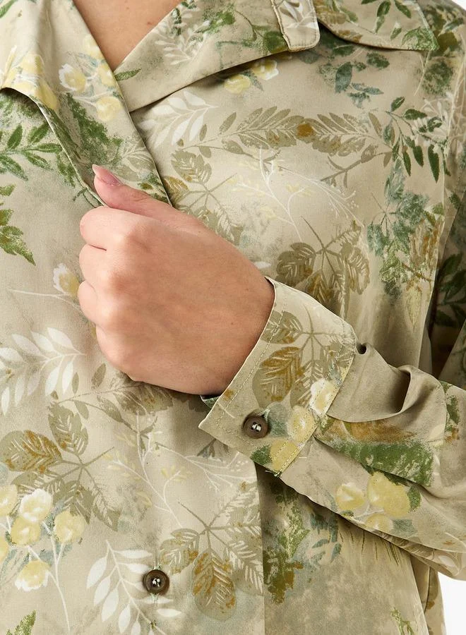 Splash FAV Multicolour Shirt with Floral Print for Women | Best Price UAE